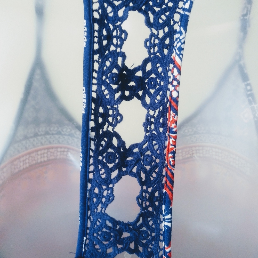Nordstrom In Bloom Red/White/Blue Racer Back Tank - Picture 4 of 8